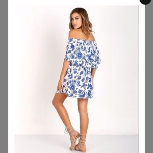 Show me your mumu off the shoulder dress